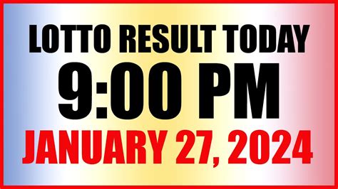 swertres result january 27 2024